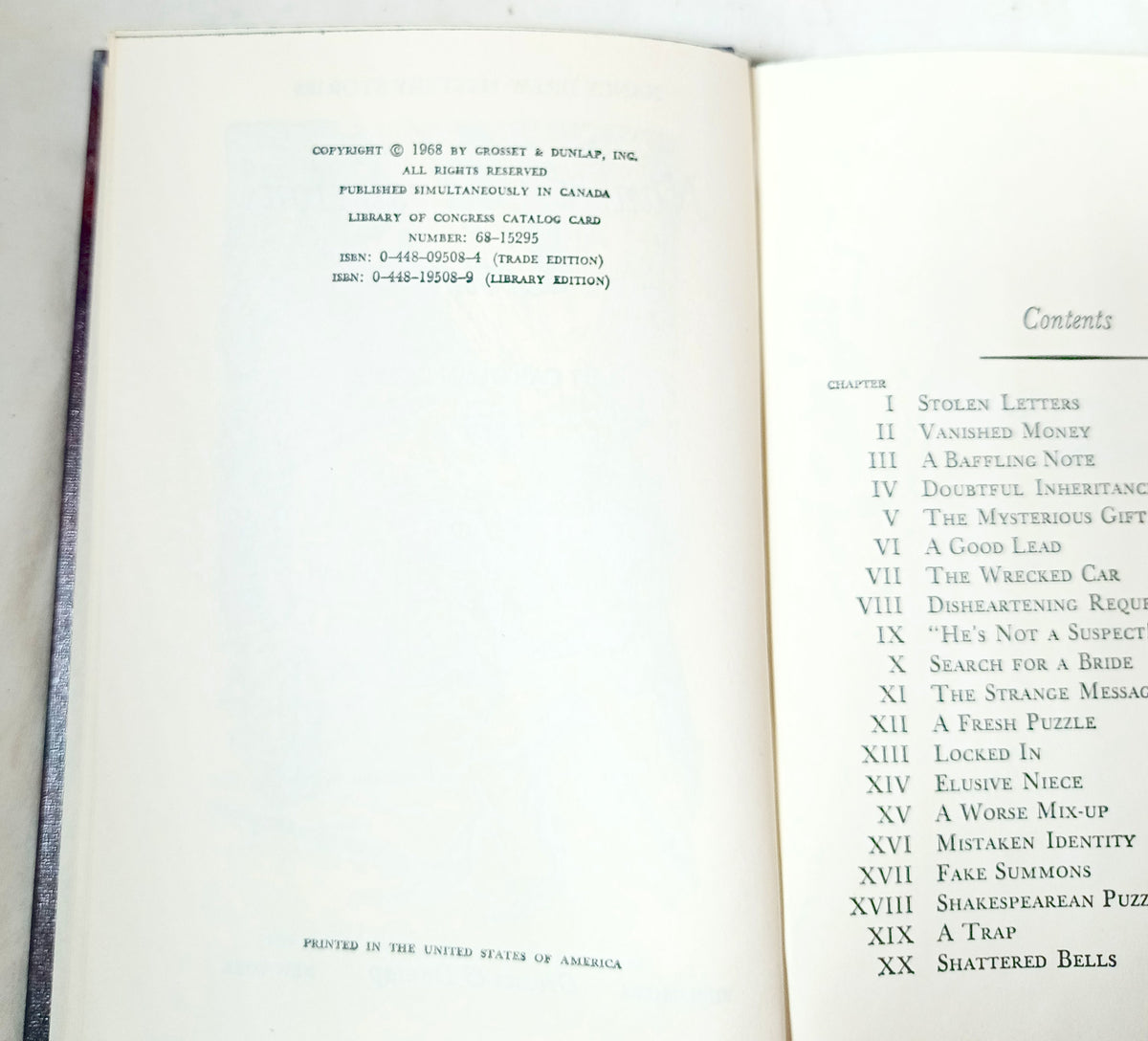 Nancy Drew Mystery #8 Nancy's Mysterious Letter Carolyn Keene 1973 - TulipStuff