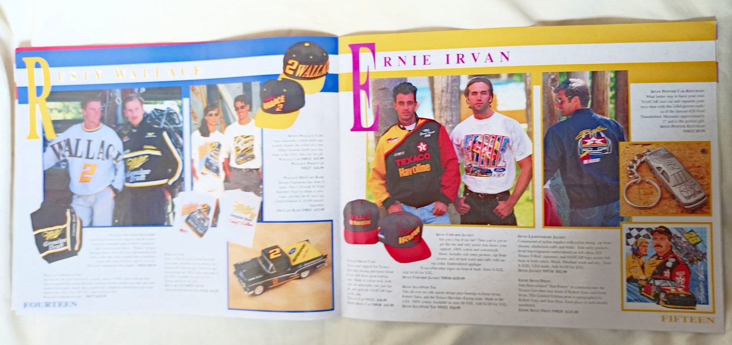 Spring 1995 Official NASCAR Wearables And Collectibles Catalog - TulipStuff