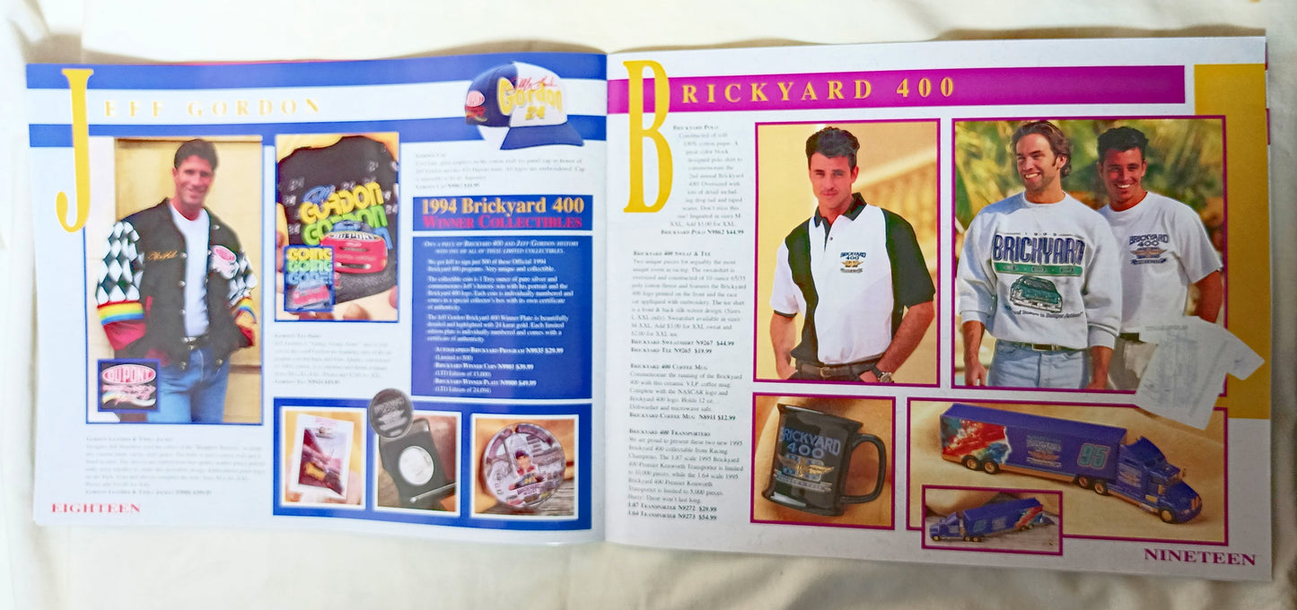 Spring 1995 Official NASCAR Wearables And Collectibles Catalog - TulipStuff