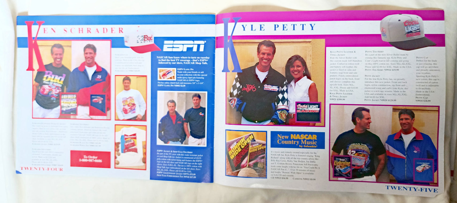 Spring 1995 Official NASCAR Wearables And Collectibles Catalog - TulipStuff