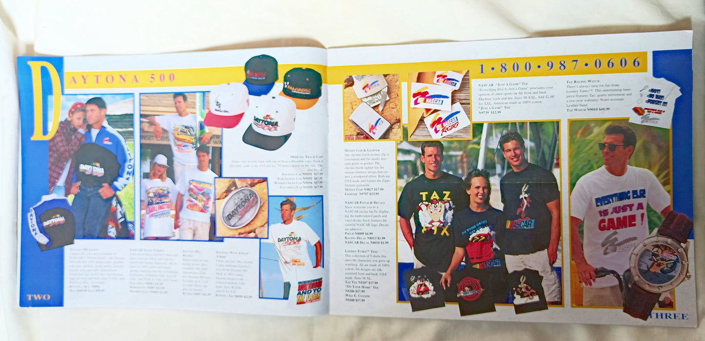 Spring 1995 Official NASCAR Wearables And Collectibles Catalog - TulipStuff