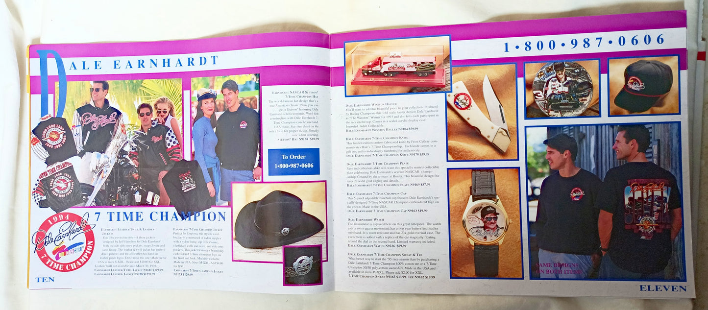 Spring 1995 Official NASCAR Wearables And Collectibles Catalog - TulipStuff
