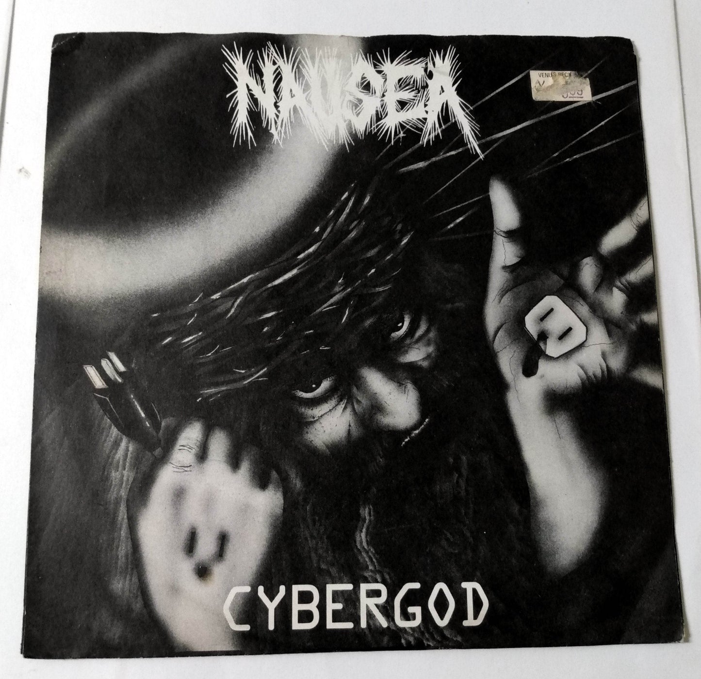 Nausea Cybergod 7" Vinyl NYHC Crust Punk Allied 1991 - TulipStuff