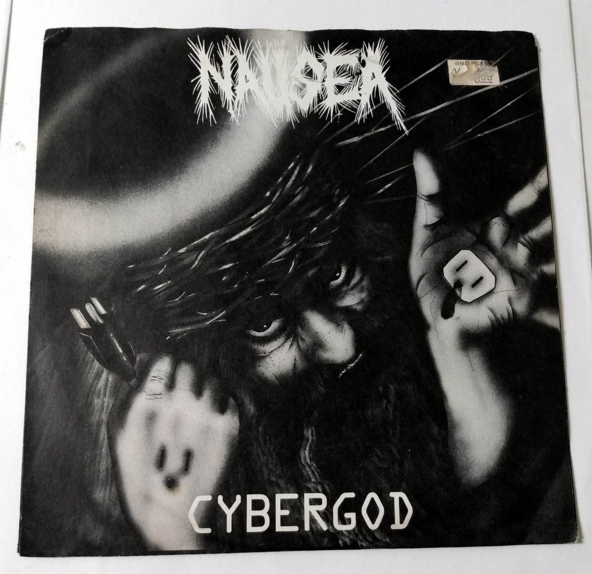 Nausea Cybergod 7" Vinyl NYHC Crust Punk Allied 1991 - TulipStuff