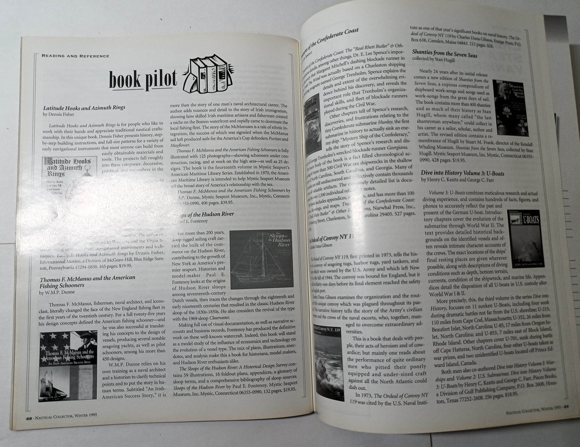 Nautical Collector Magazine Issue 8 March/April 1995 Ships Collectibles - TulipStuff