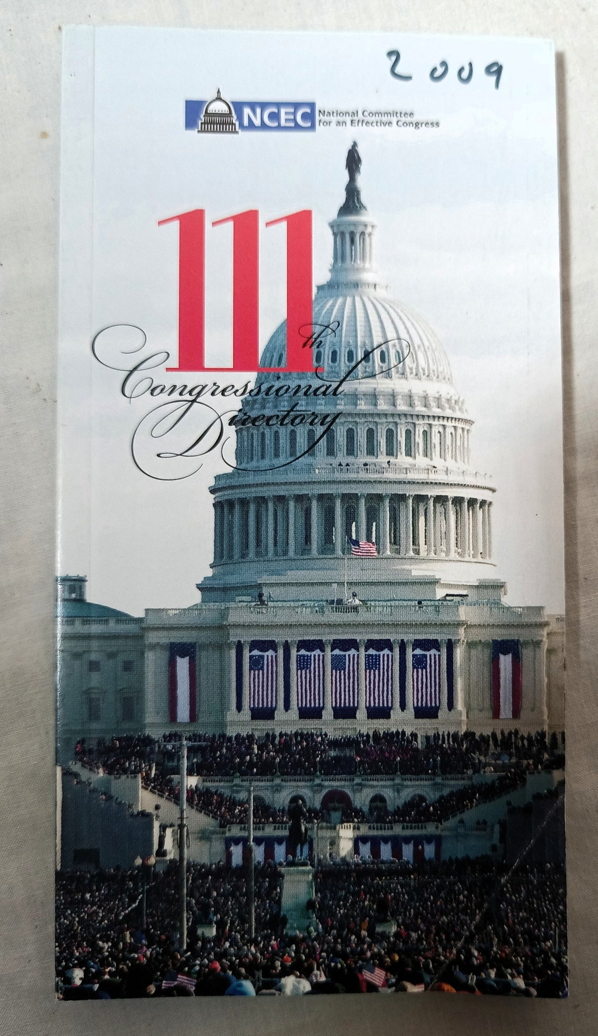 NCEC 111th Congress Congressional Directory February 2009 Edition - TulipStuff