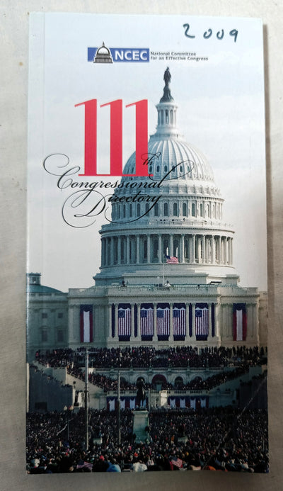 NCEC 111th Congress Congressional Directory February 2009 Edition - TulipStuff