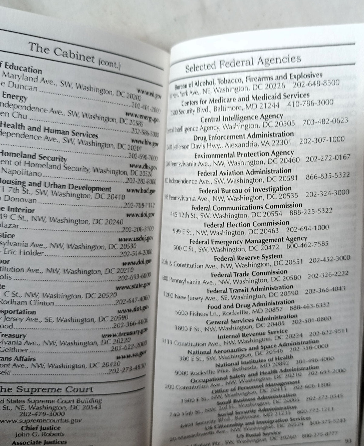 NCEC 111th Congress Congressional Directory February 2009 Edition - TulipStuff