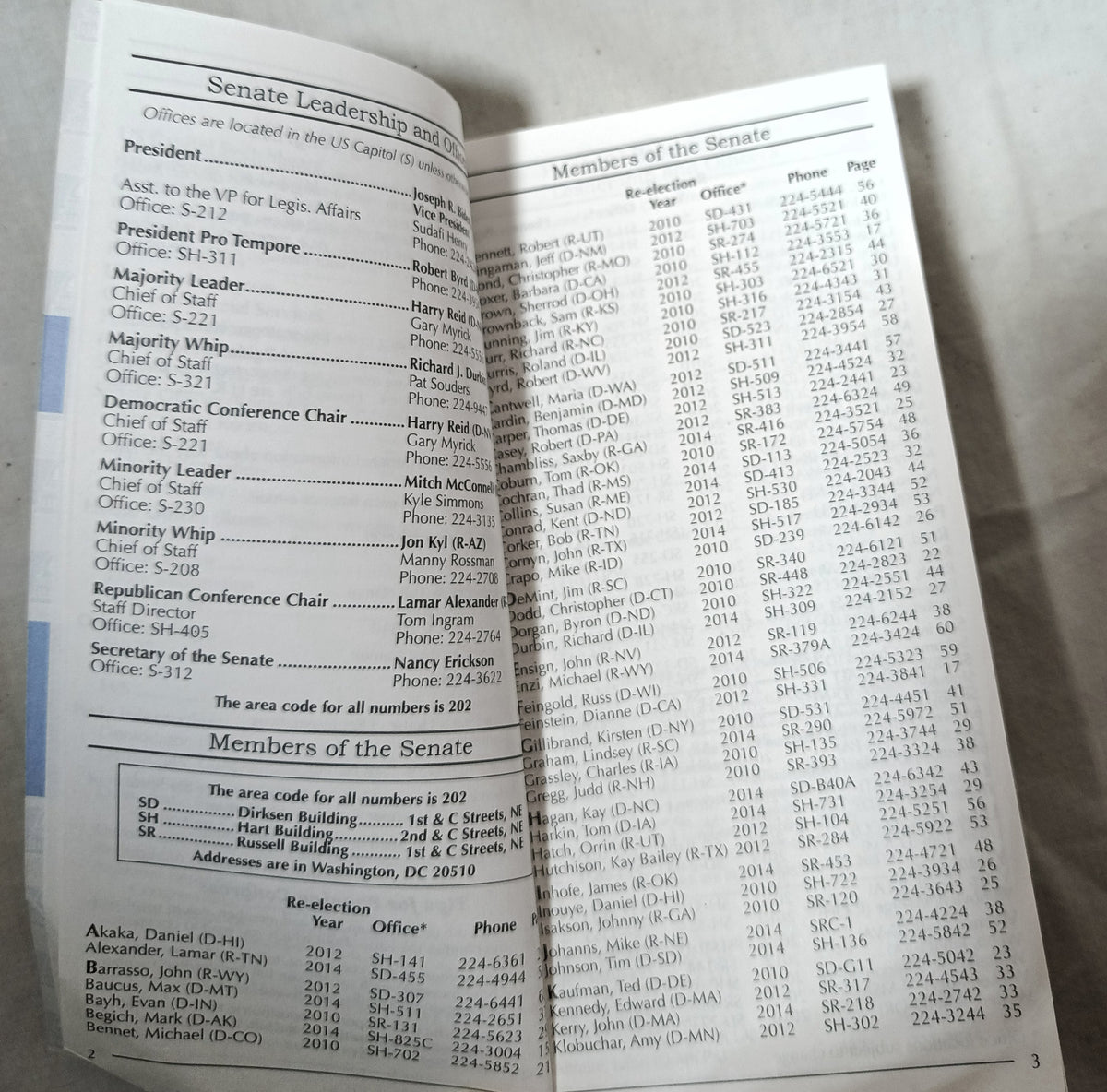 NCEC 111th Congress Congressional Directory February 2009 Edition - TulipStuff