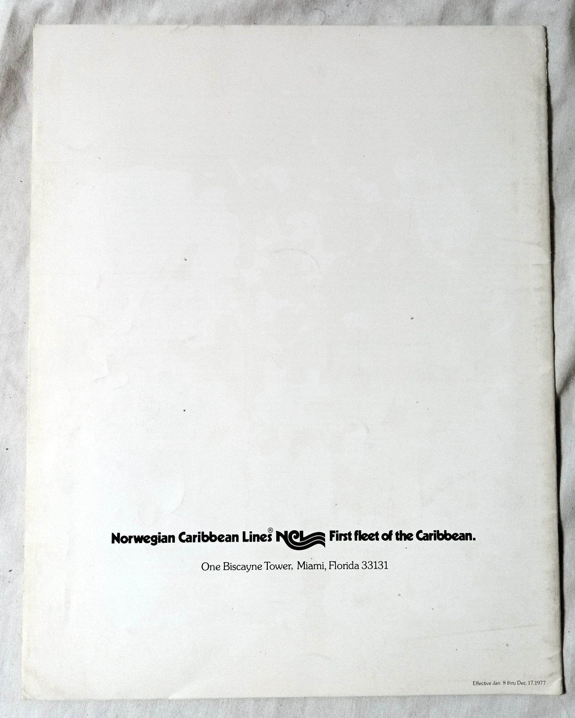 Norwegian Caribbean Lines 1977 Cloud 9 Caribbean Fly Cruises National Airlines - TulipStuff