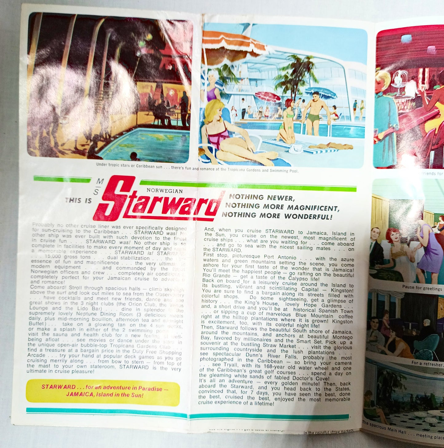 Norwegian Caribbean Lines M/S Starward Preview Maiden Voyage 1968 - TulipStuff
