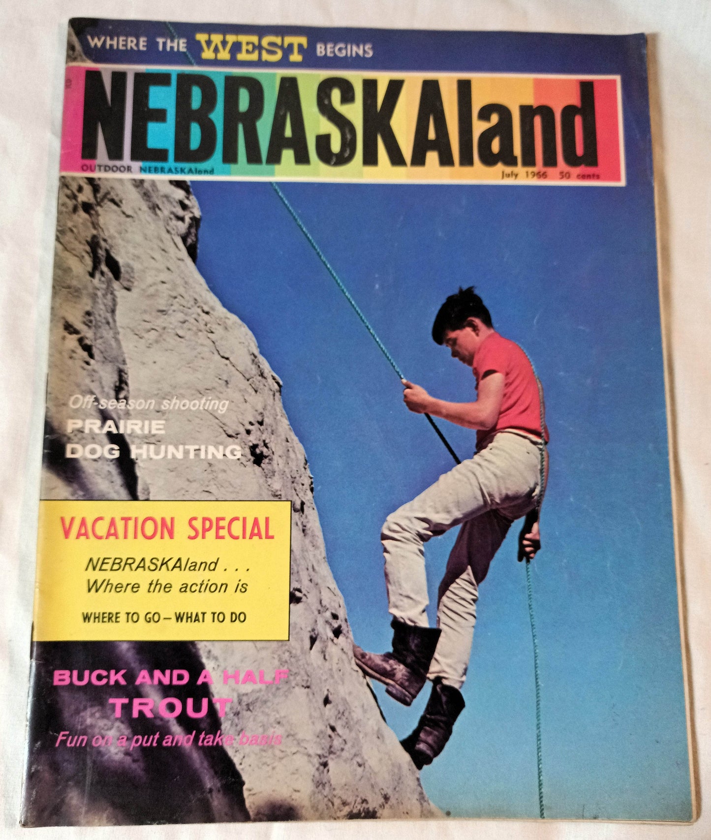 Outdoor NEBRASKAland Magazine July 1966 Vacation Special - TulipStuff