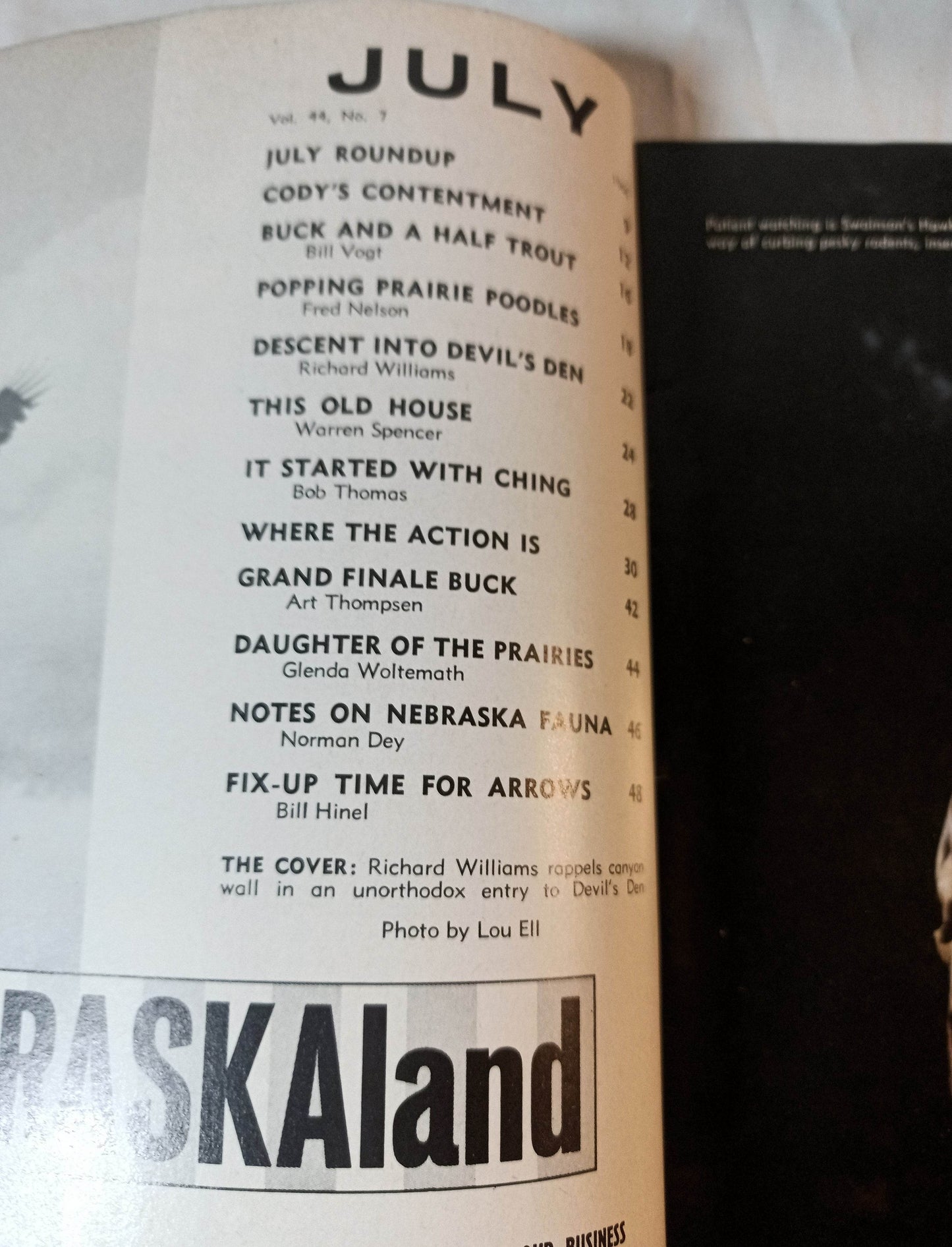 Outdoor NEBRASKAland Magazine July 1966 Vacation Special - TulipStuff