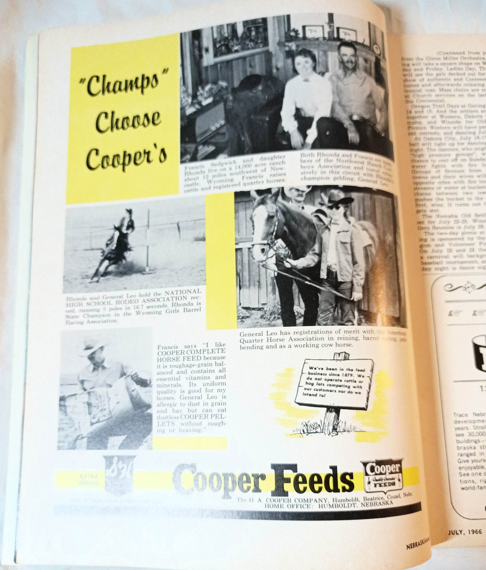 Outdoor NEBRASKAland Magazine July 1966 Vacation Special - TulipStuff