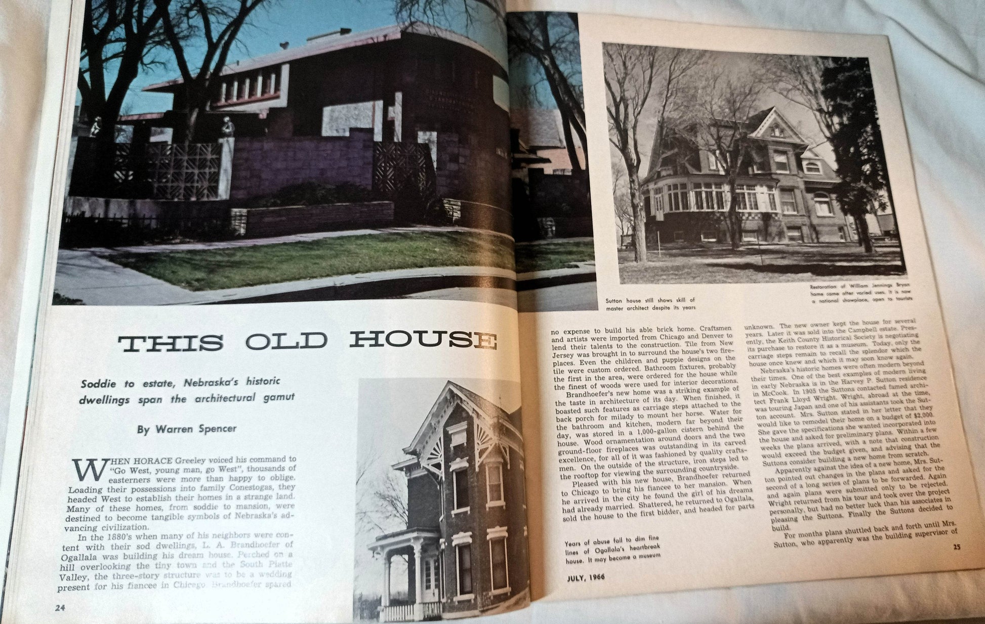 Outdoor NEBRASKAland Magazine July 1966 Vacation Special - TulipStuff