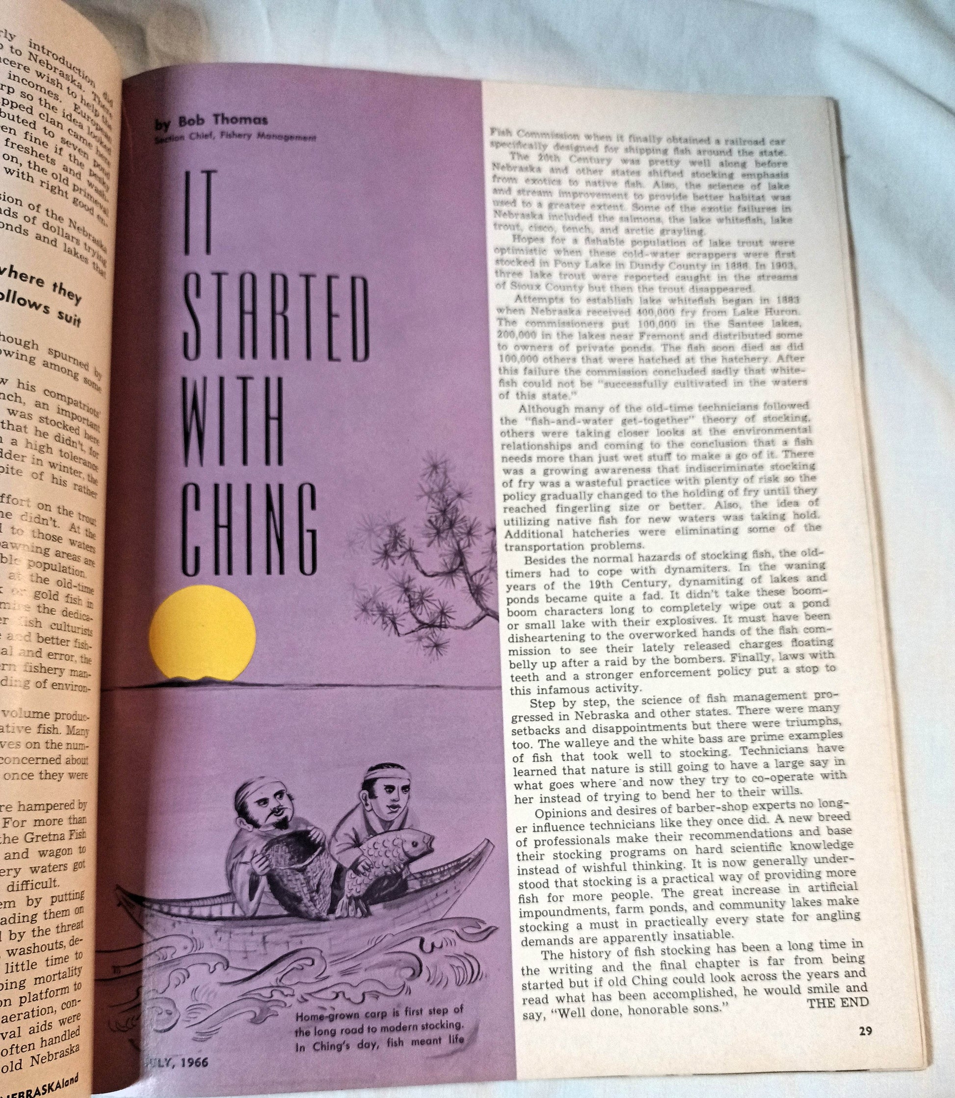 Outdoor NEBRASKAland Magazine July 1966 Vacation Special - TulipStuff