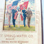 Nemasket Spring Water 1943 Calendar Thermometer Patriotic World War II - TulipStuff