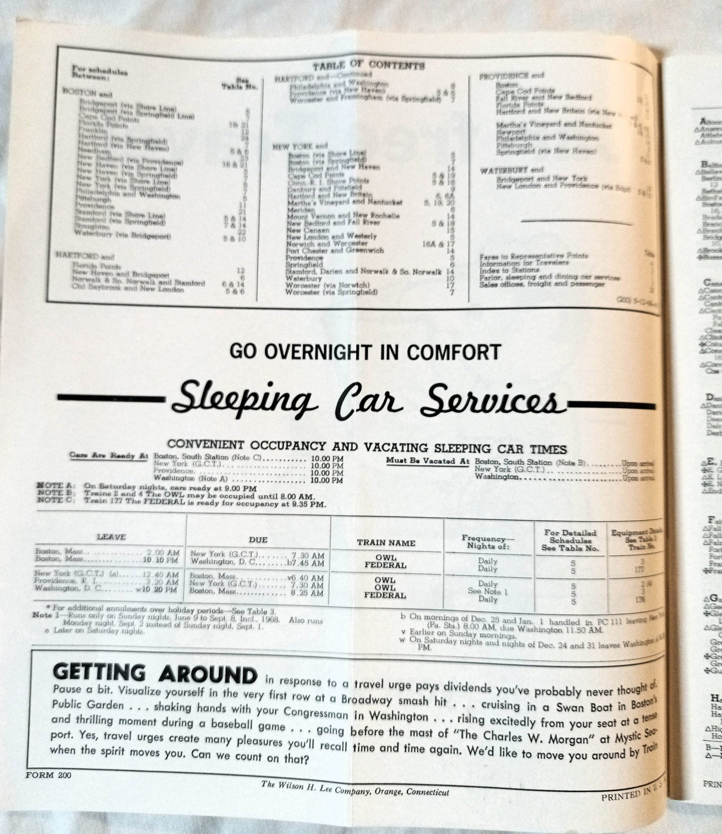 New Haven Railroad Passenger System Timetable Schedules May 1968 - TulipStuff