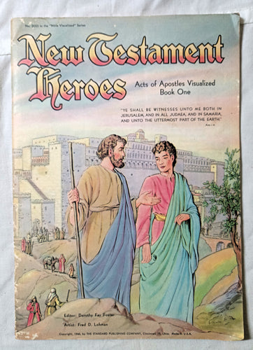 New Testament Heroes Acts Of Apostles Visualized Book One Comic 1946 - TulipStuff