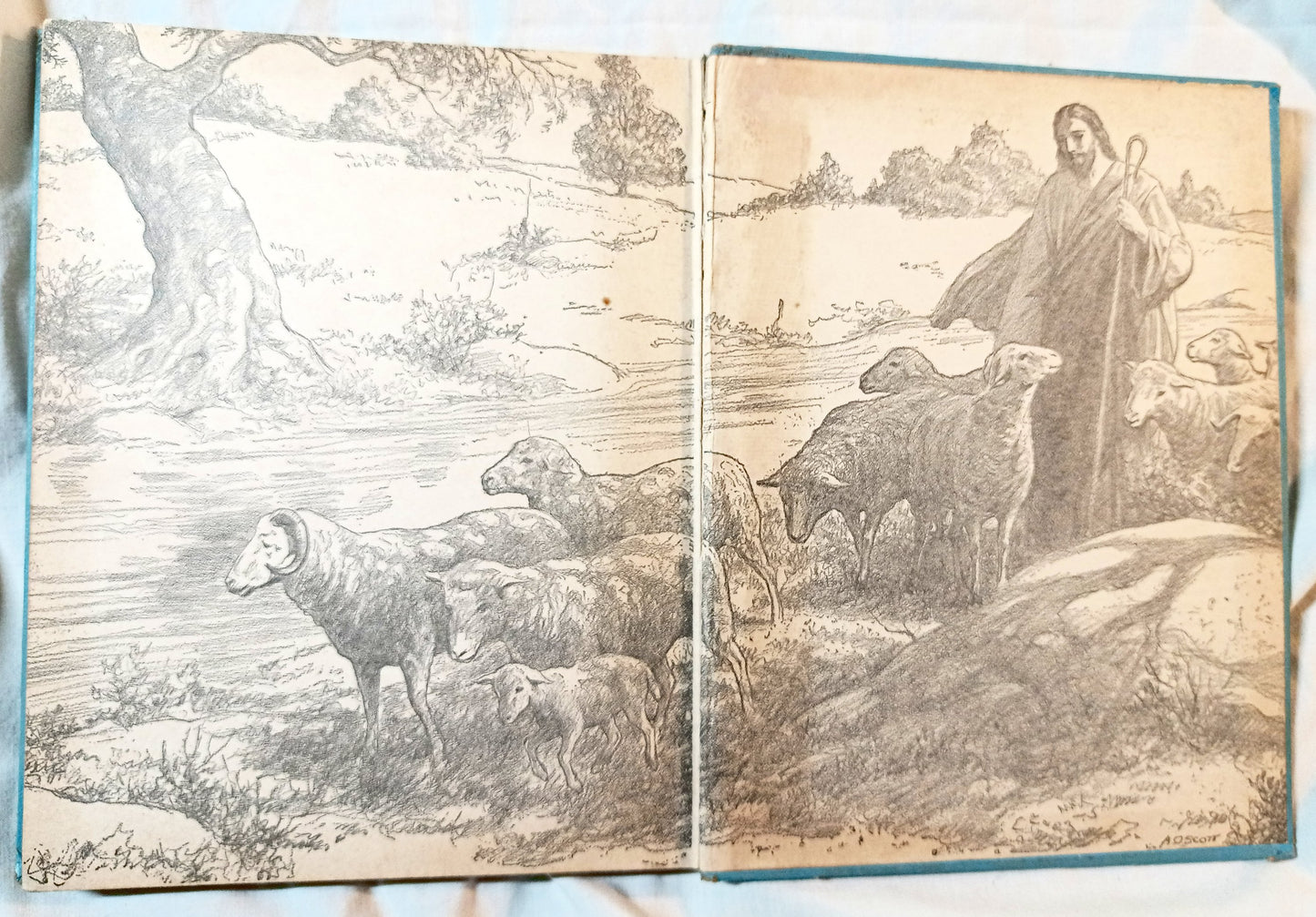 New Testament Stories Retold For Children Lillie Faris Platt Munk 1940 - TulipStuff