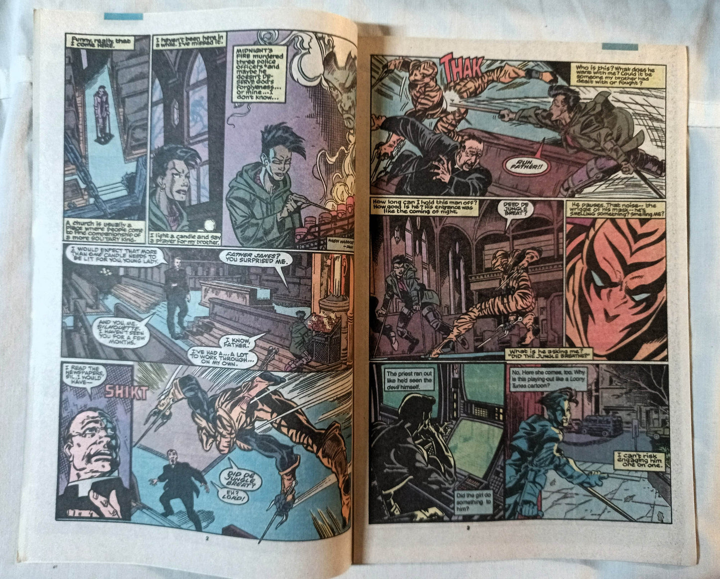 The New Warriors Issue #7 January 1991 Marvel Comics Night Thrasher - TulipStuff