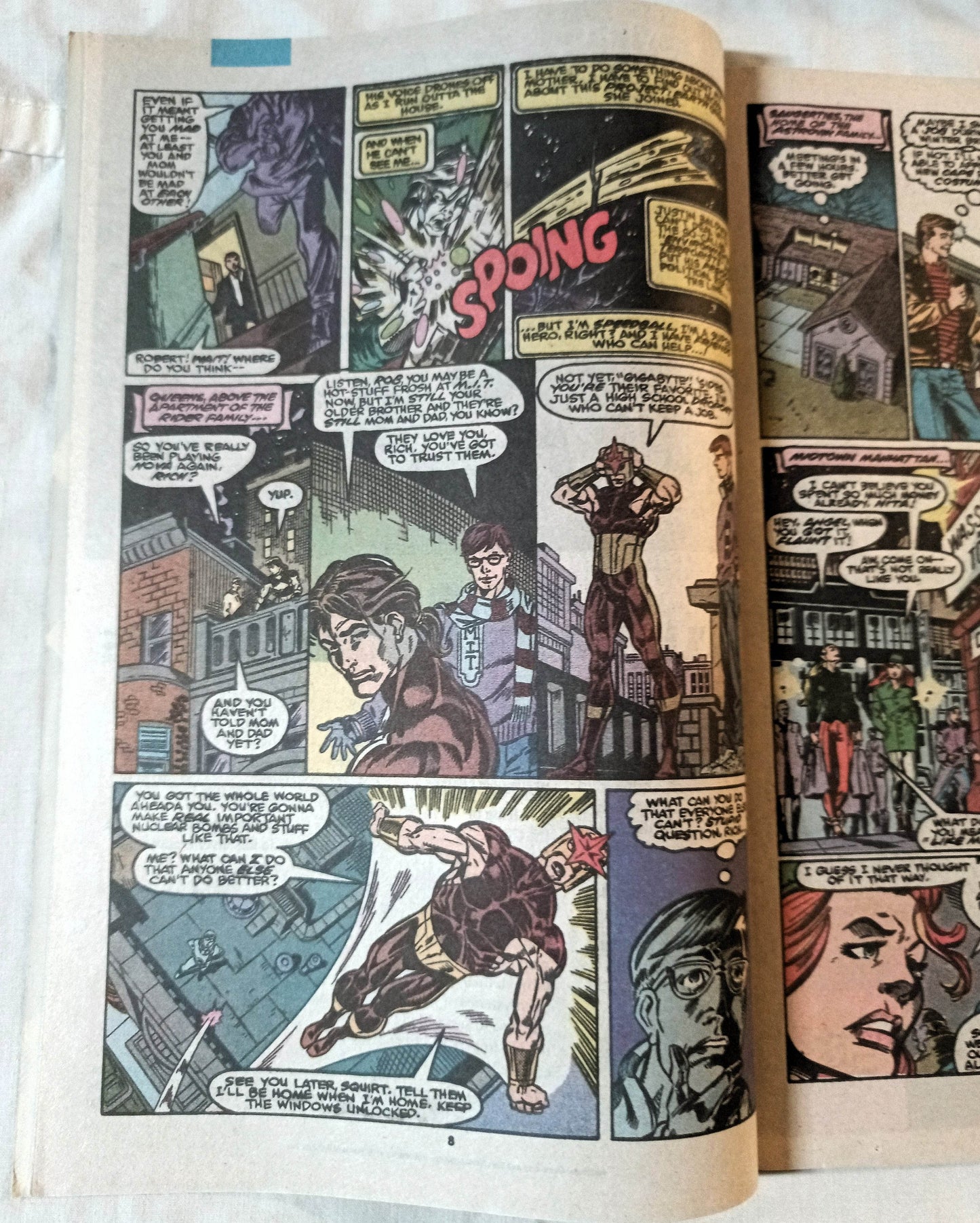 The New Warriors Issue #7 January 1991 Marvel Comics Night Thrasher - TulipStuff