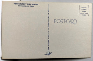 Newburyport High School Massachusetts 1960's Postcard - TulipStuff