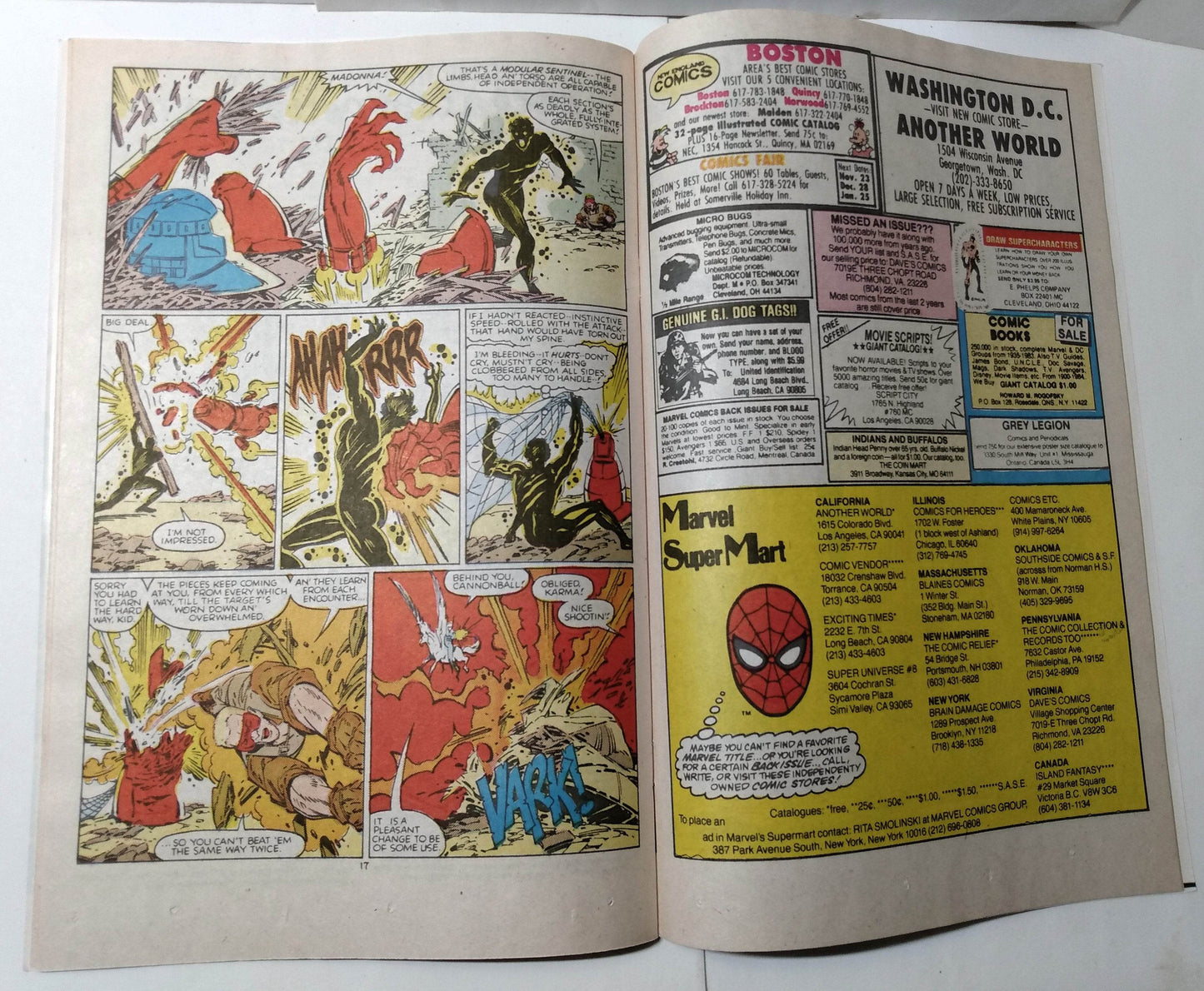 The New Mutants Issue #48 Comic Book February 1987 Marvel Comics - TulipStuff