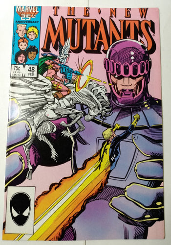 The New Mutants Issue #48 Comic Book February 1987 Marvel Comics - TulipStuff