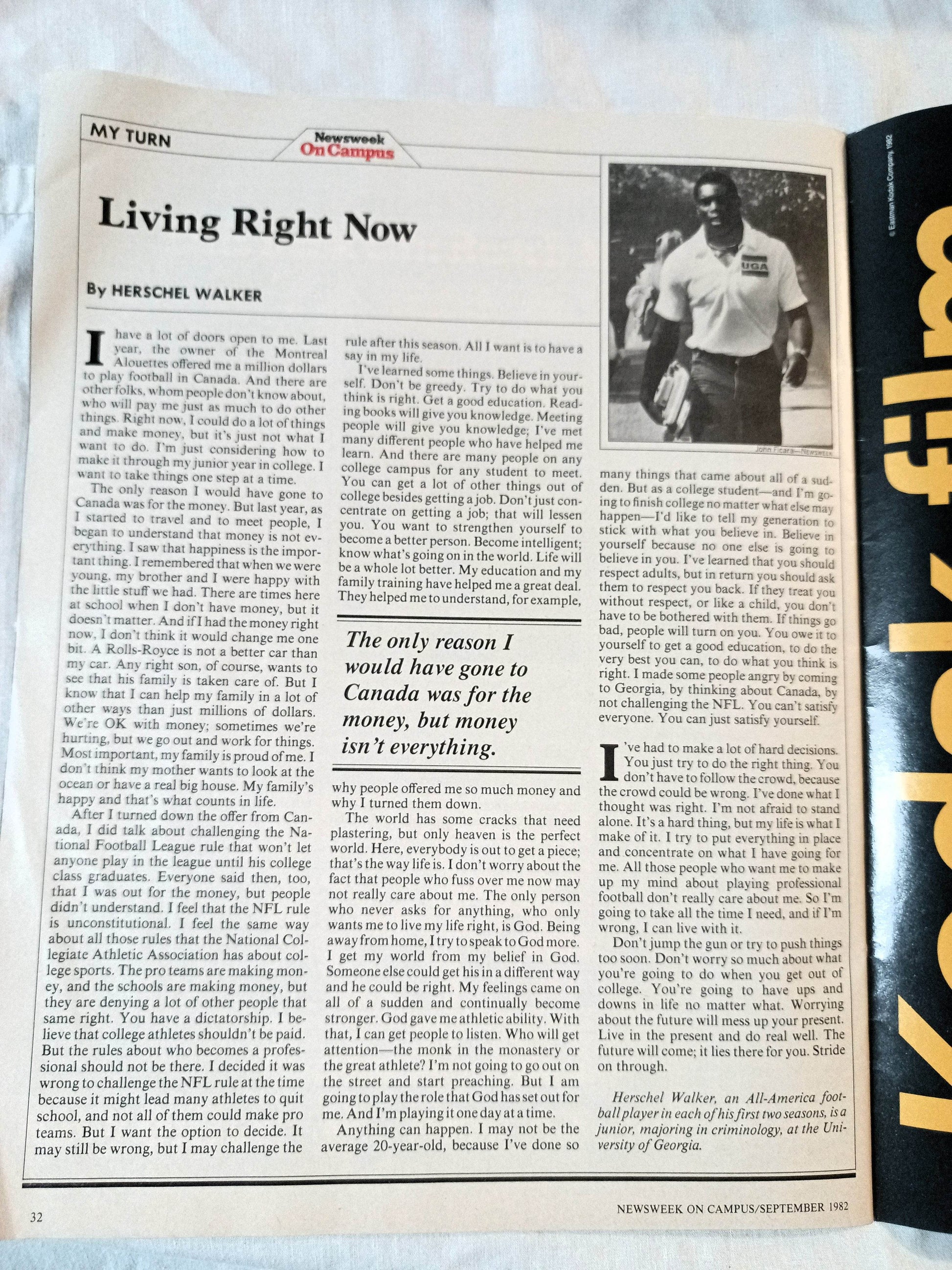 Newsweek On Campus Magazine September 1982 First Issue - TulipStuff