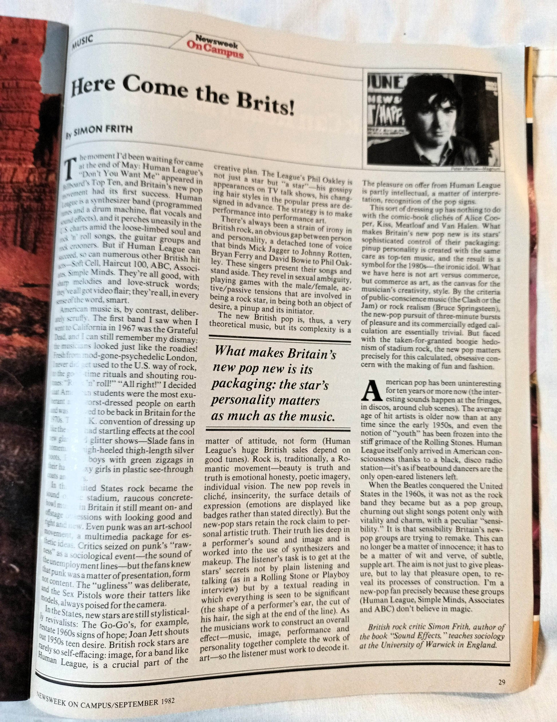 Newsweek On Campus Magazine September 1982 First Issue - TulipStuff