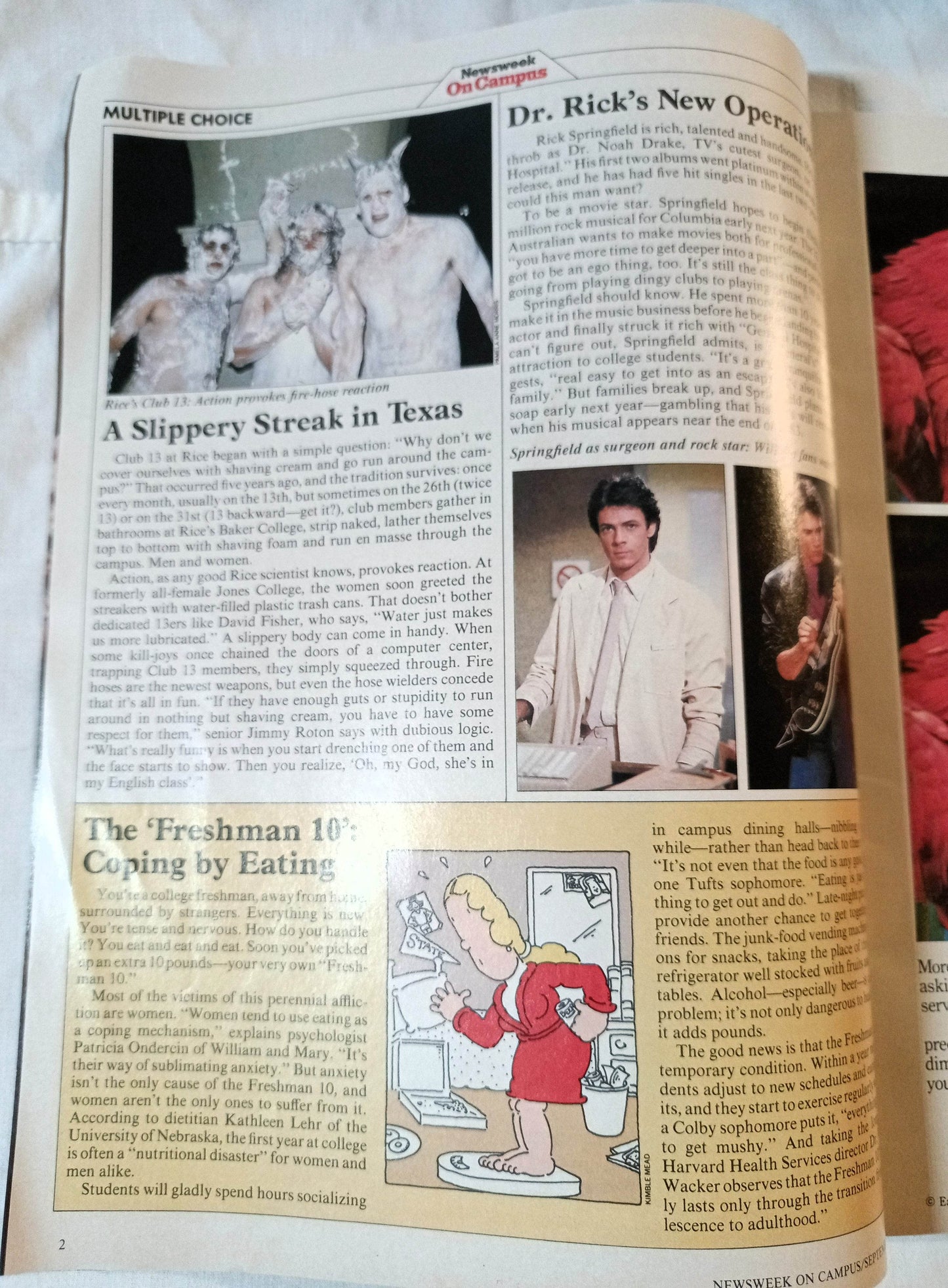 Newsweek On Campus Magazine September 1982 First Issue - TulipStuff