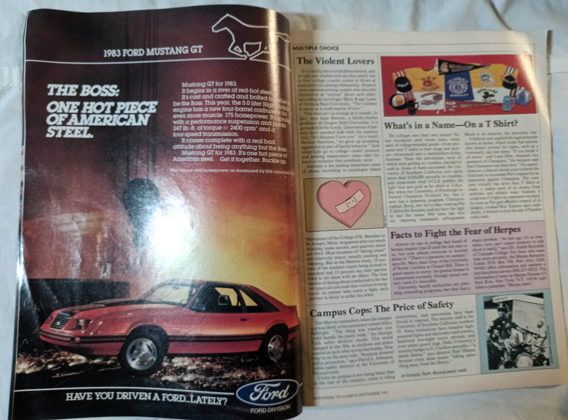 Newsweek On Campus Magazine September 1982 First Issue - TulipStuff