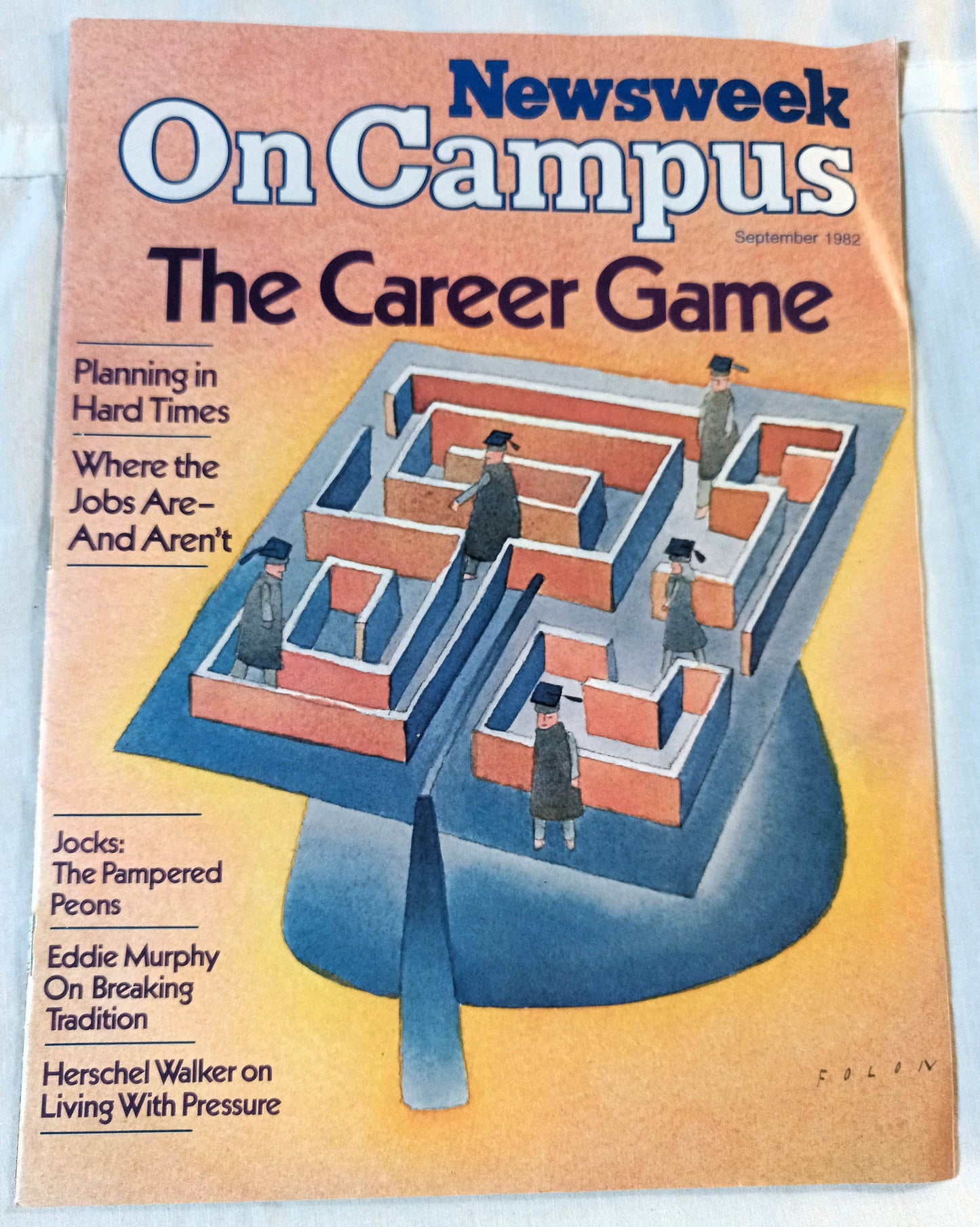 Newsweek On Campus Magazine September 1982 First Issue - TulipStuff