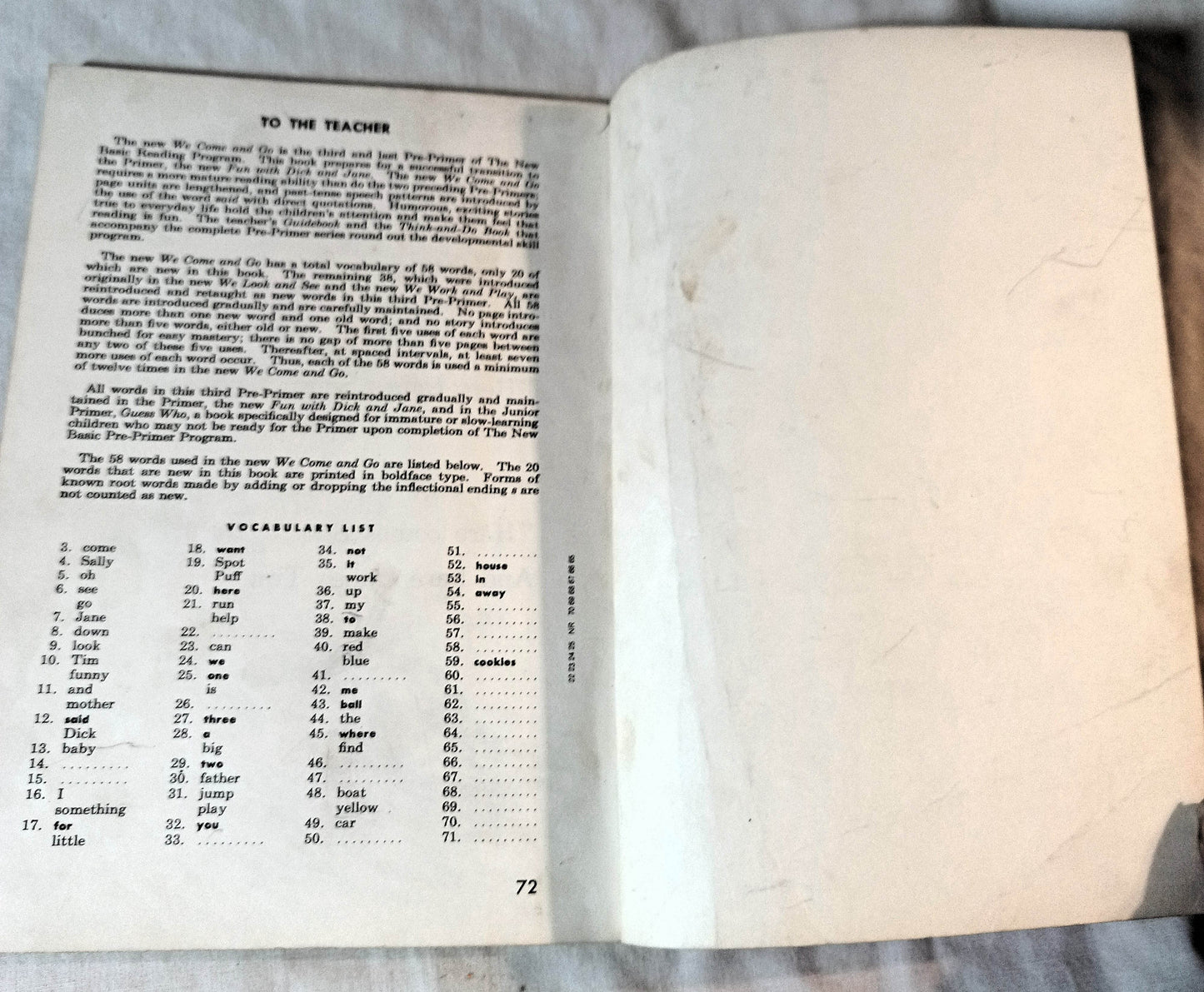 The New We Come And Go - New Basic Readers Dick and Jane 1956 - TulipStuff