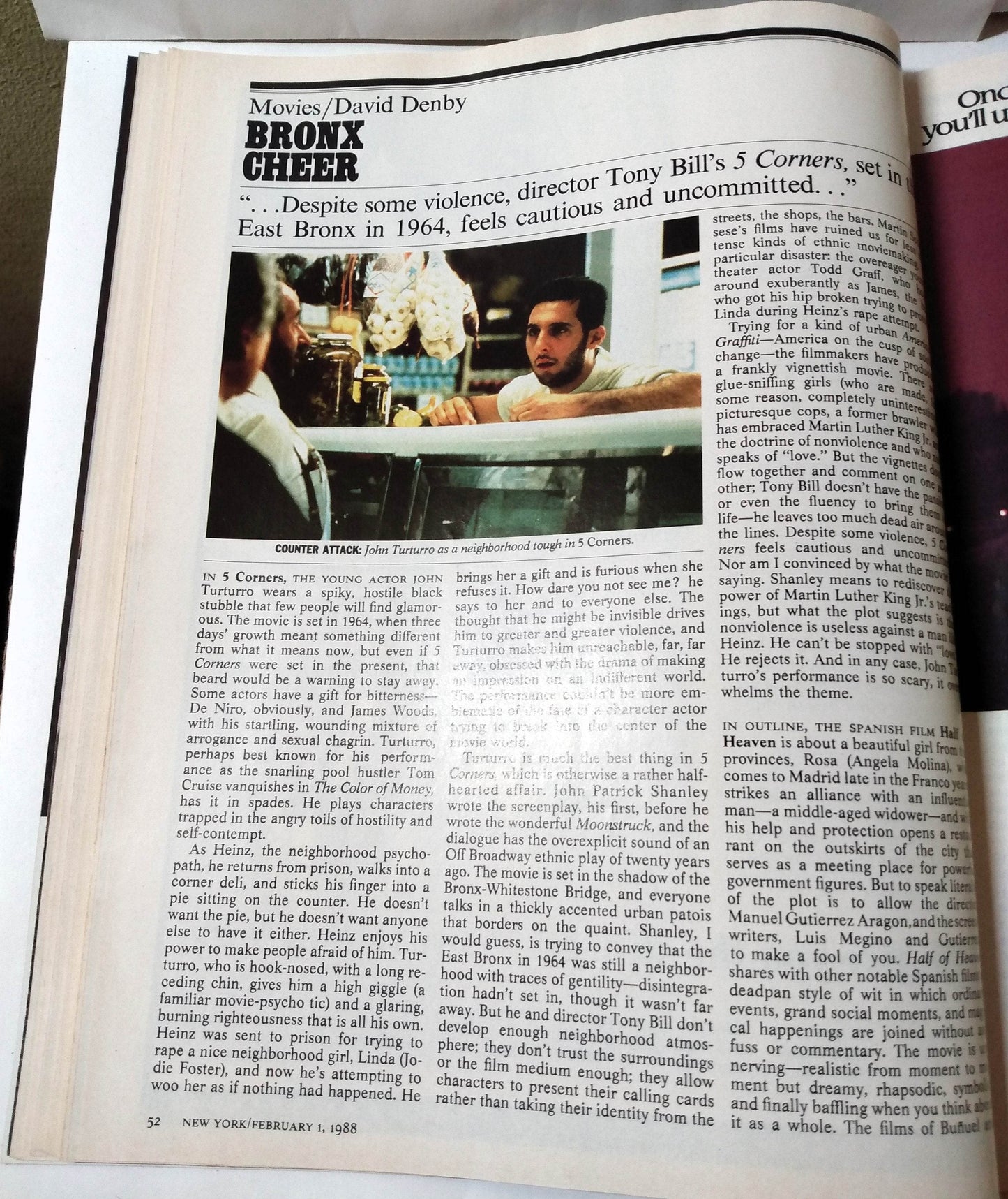 New York Magazine February 1 1988 Back to the Nest Fromstein Mafia - TulipStuff