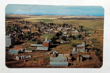 Load image into Gallery viewer, Nezperce Idaho Lewis County Aerial View Postcard 1950&#39;s - TulipStuff
