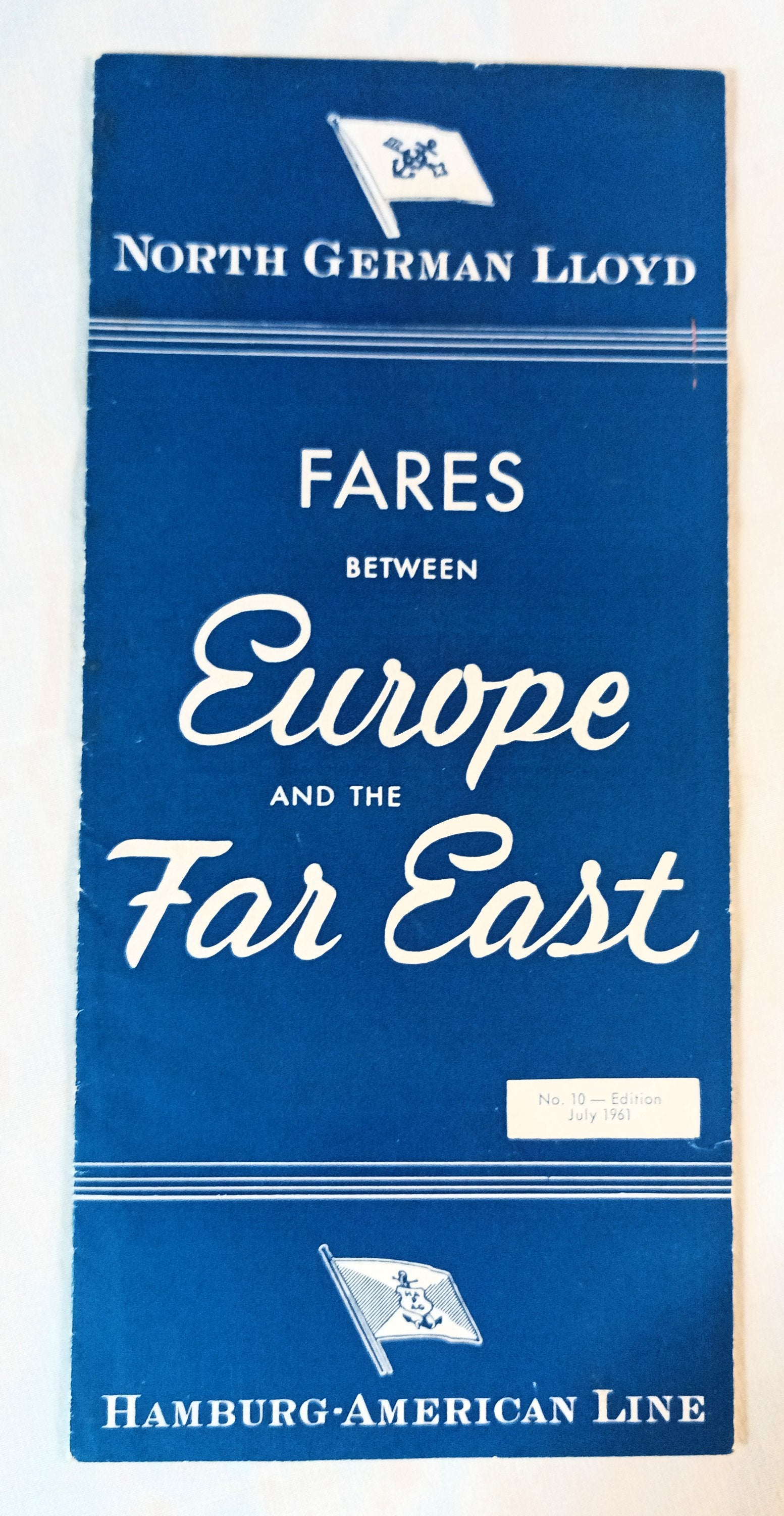 North German Lloyd Hamburg-American Line Cargoliners Brochure 1961 - TulipStuff