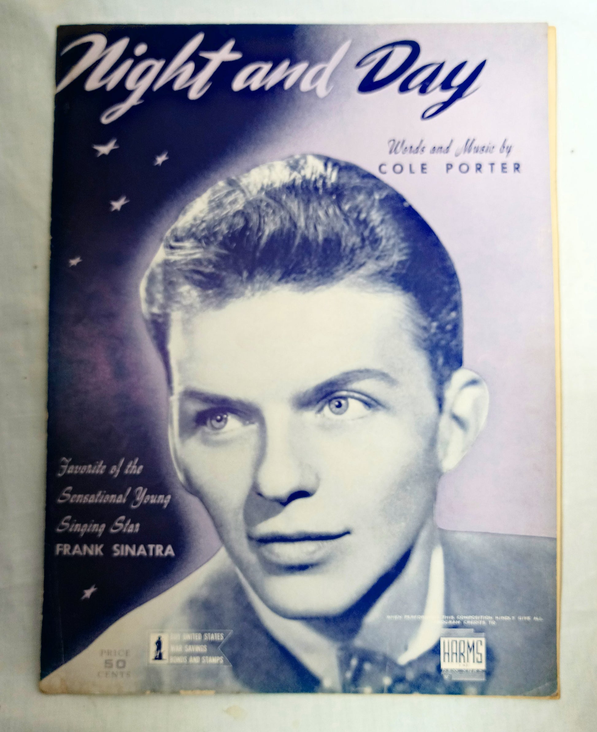Night And Day Frank Sinatra Cole Porter Sheet Music 1942 - TulipStuff