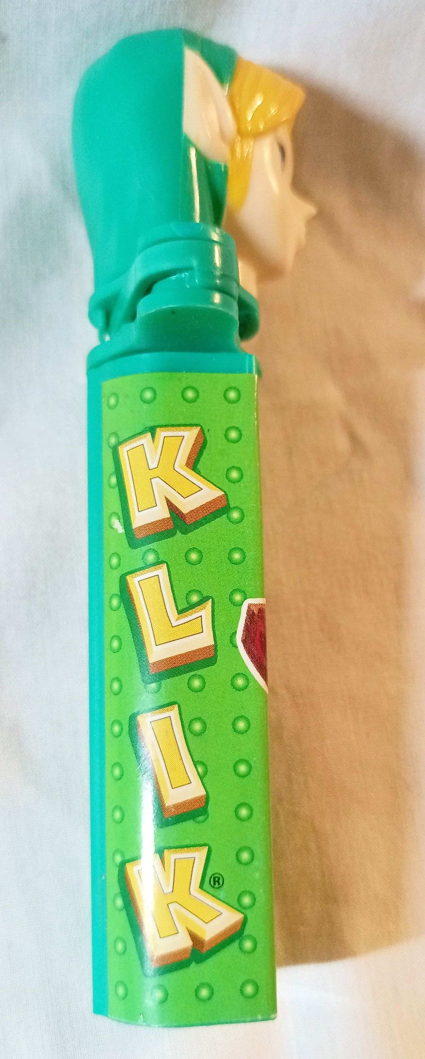 Nintendo Link Legends of Zelda Klik Candy Dispenser Au'some Candies 2001 - TulipStuff