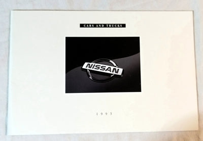 Nissan Cars And Trucks 1993 USA Full Line Dealer Sales Brochure - TulipStuff