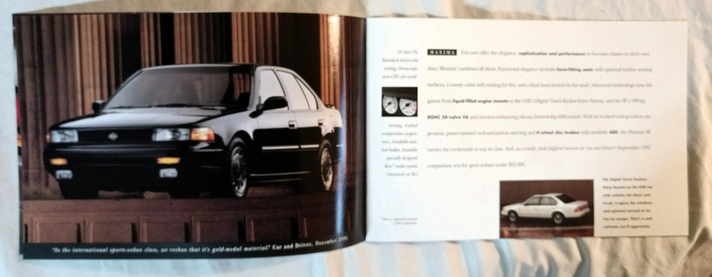 Nissan Cars And Trucks 1993 USA Full Line Dealer Sales Brochure - TulipStuff