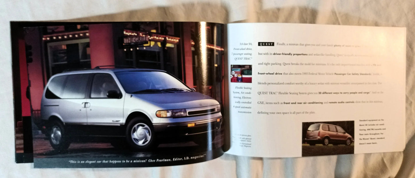 Nissan Cars And Trucks 1993 USA Full Line Dealer Sales Brochure - TulipStuff