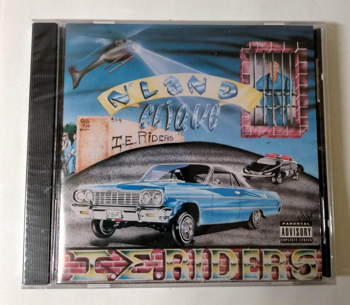 Clique Riders Mc N'Land Clique I.E. Riders Gangsta Chicano Rap Album CD 1999 – TulipStuff