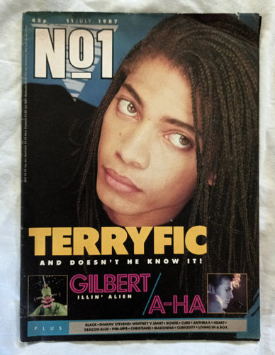 Number One Magazine 11 July 1987 UK Terence Trent D'Arby Madonna A-Ha - TulipStuff