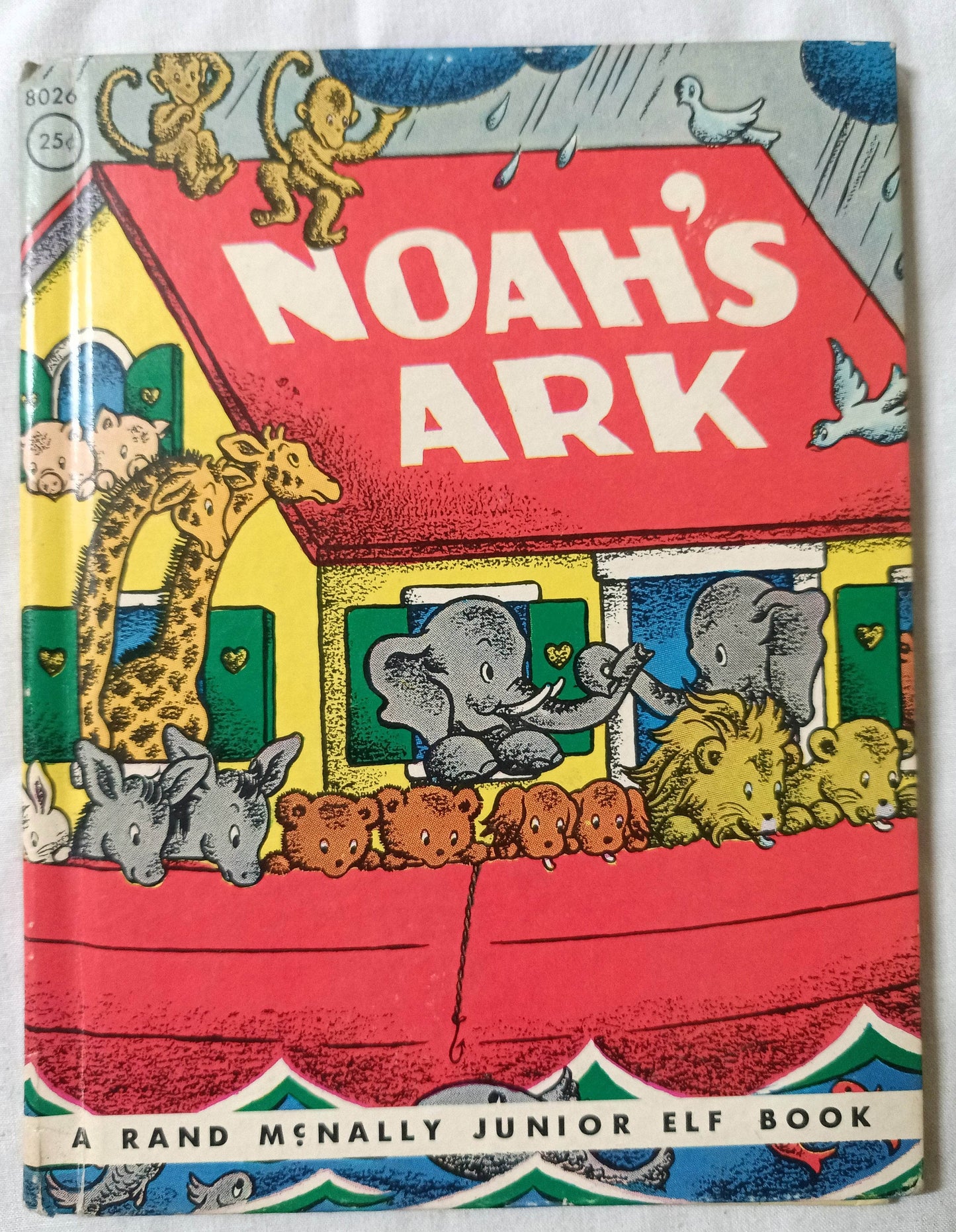 Noah's Ark Dorothy Bell Briggs Rand McNally Junior Elf Book 1946 - TulipStuff