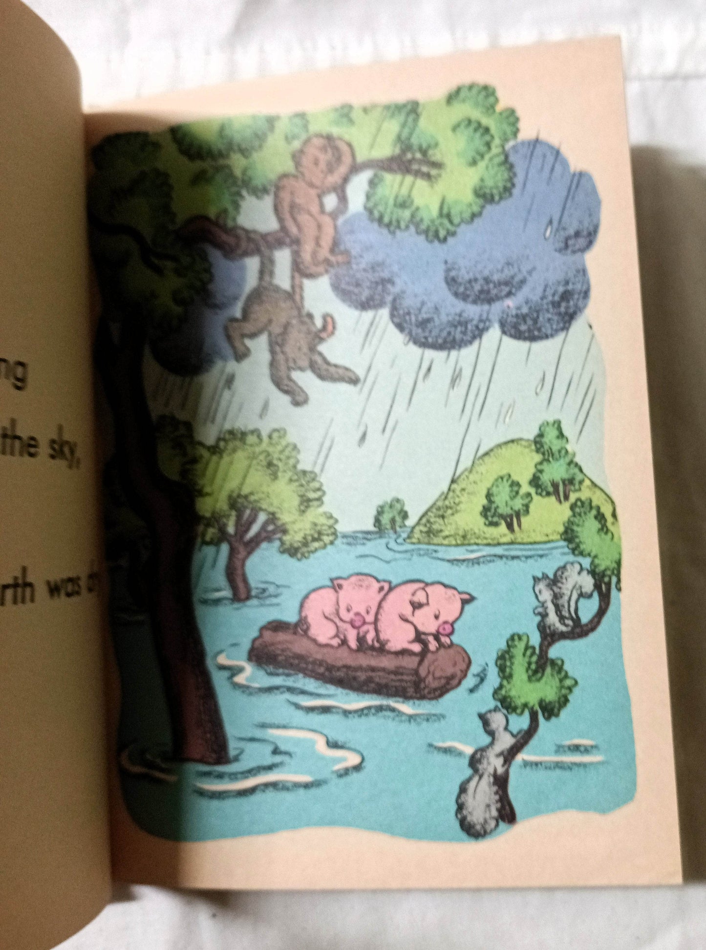 Noah's Ark Dorothy Bell Briggs Rand McNally Junior Elf Book 1946 - TulipStuff