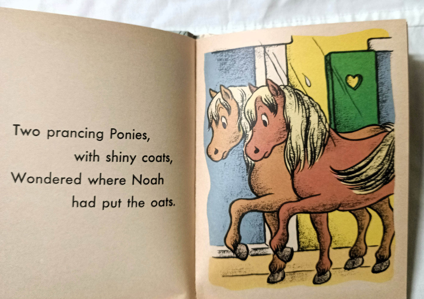 Noah's Ark Dorothy Bell Briggs Rand McNally Junior Elf Book 1946 - TulipStuff