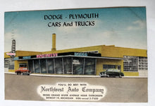 Load image into Gallery viewer, Northeast Auto Co Dodge Plymouth Cars Truck Detroit MI Car Dealer 1953 - TulipStuff
