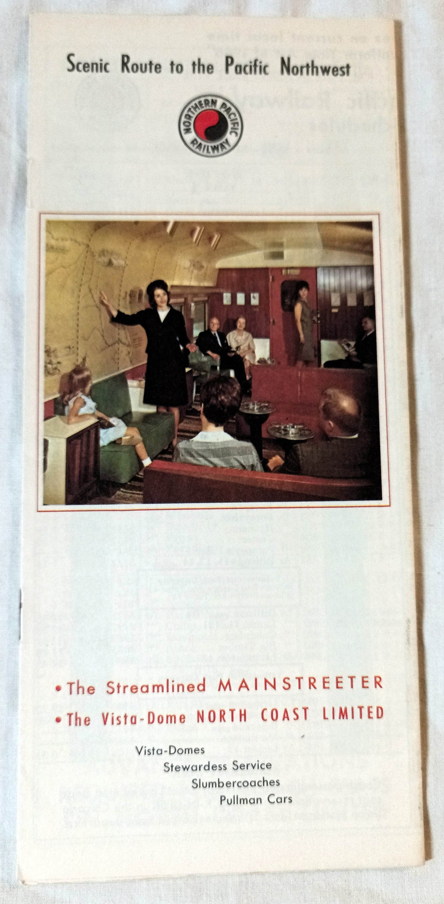 Northern Pacific Railway Company Timetable July 1968 - TulipStuff